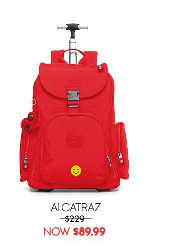 Kipling alcatraz clearance rolling backpack