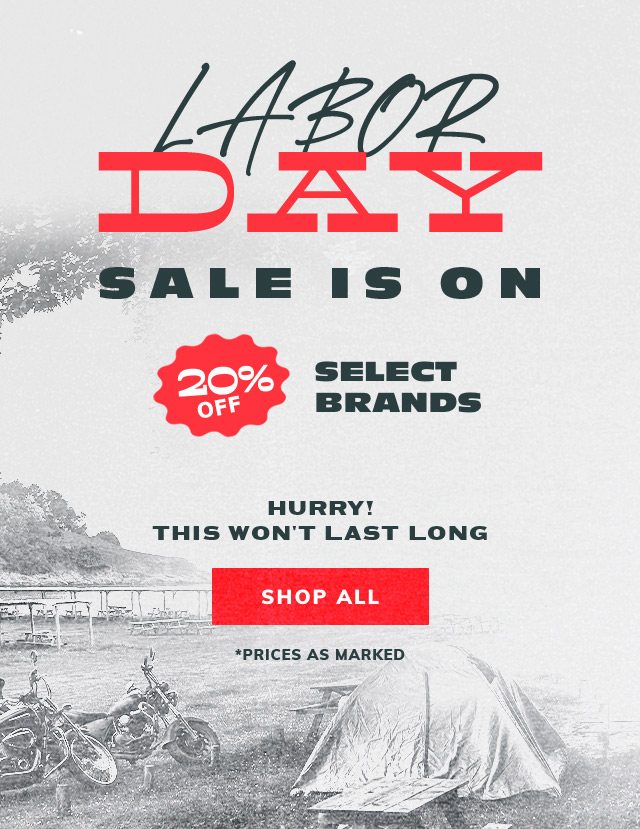 20% off select brands