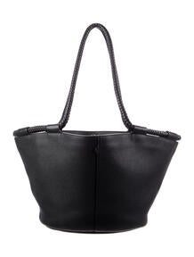 Grained Leather Market Tote