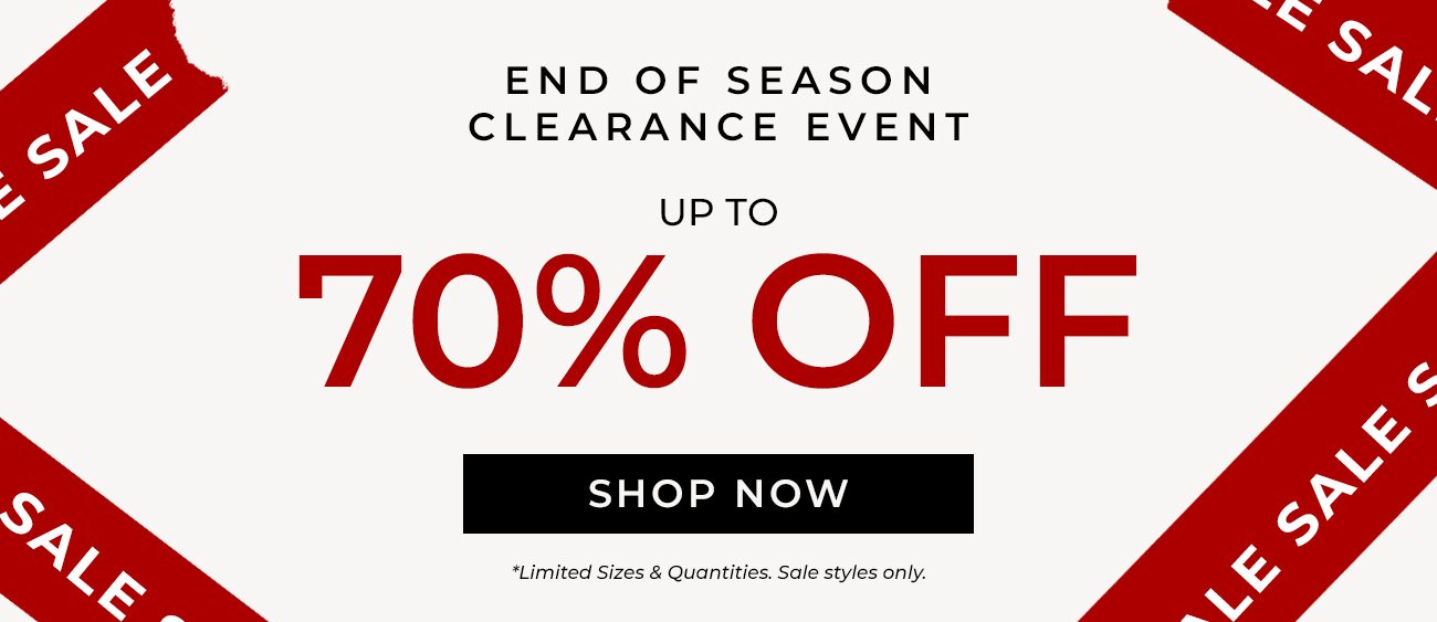 End of Season Clearance Event