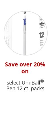 Save over 20% on select Uni-Ball® Pen 12 ct. packs