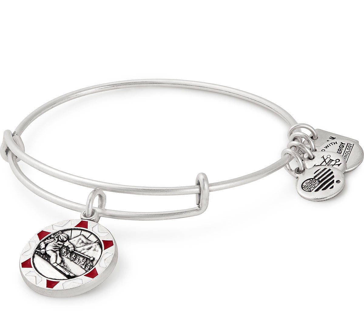 Image of Team USA Skiing Charm Bangle