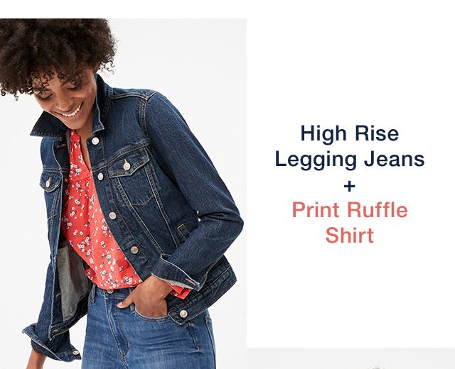 High Rise Legging Jeans