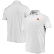 Cleveland Browns Vineyard Vines Winstead Striped Polo – Gray/White