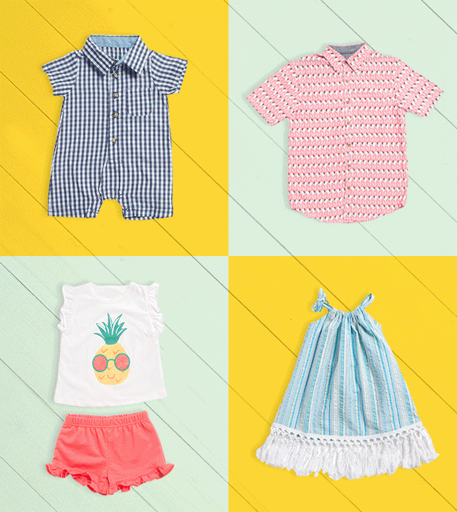 animation of kids’ outfits