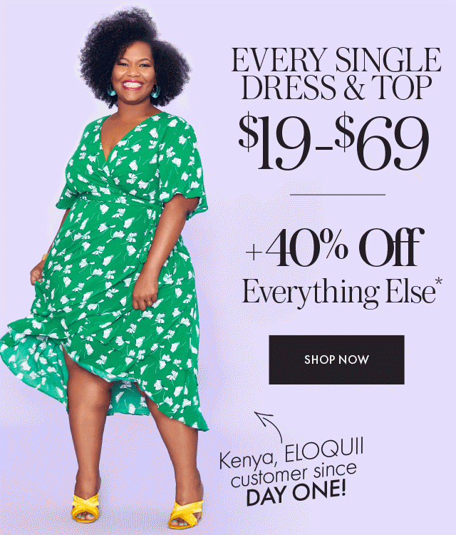 Every Single Dress and Top $19-69 Hero