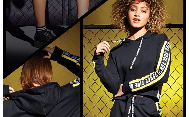 Mind Stone Crop Hoodie