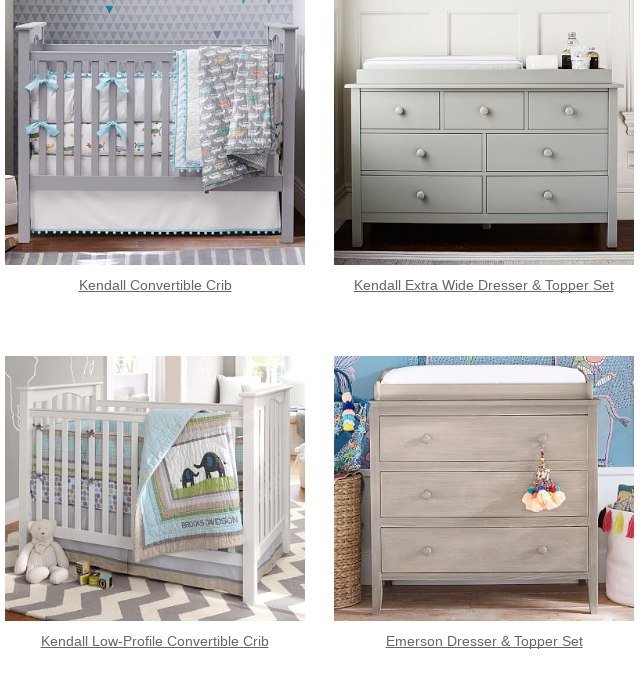 kendall dresser and topper set