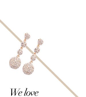 Crystal Ball Earrings