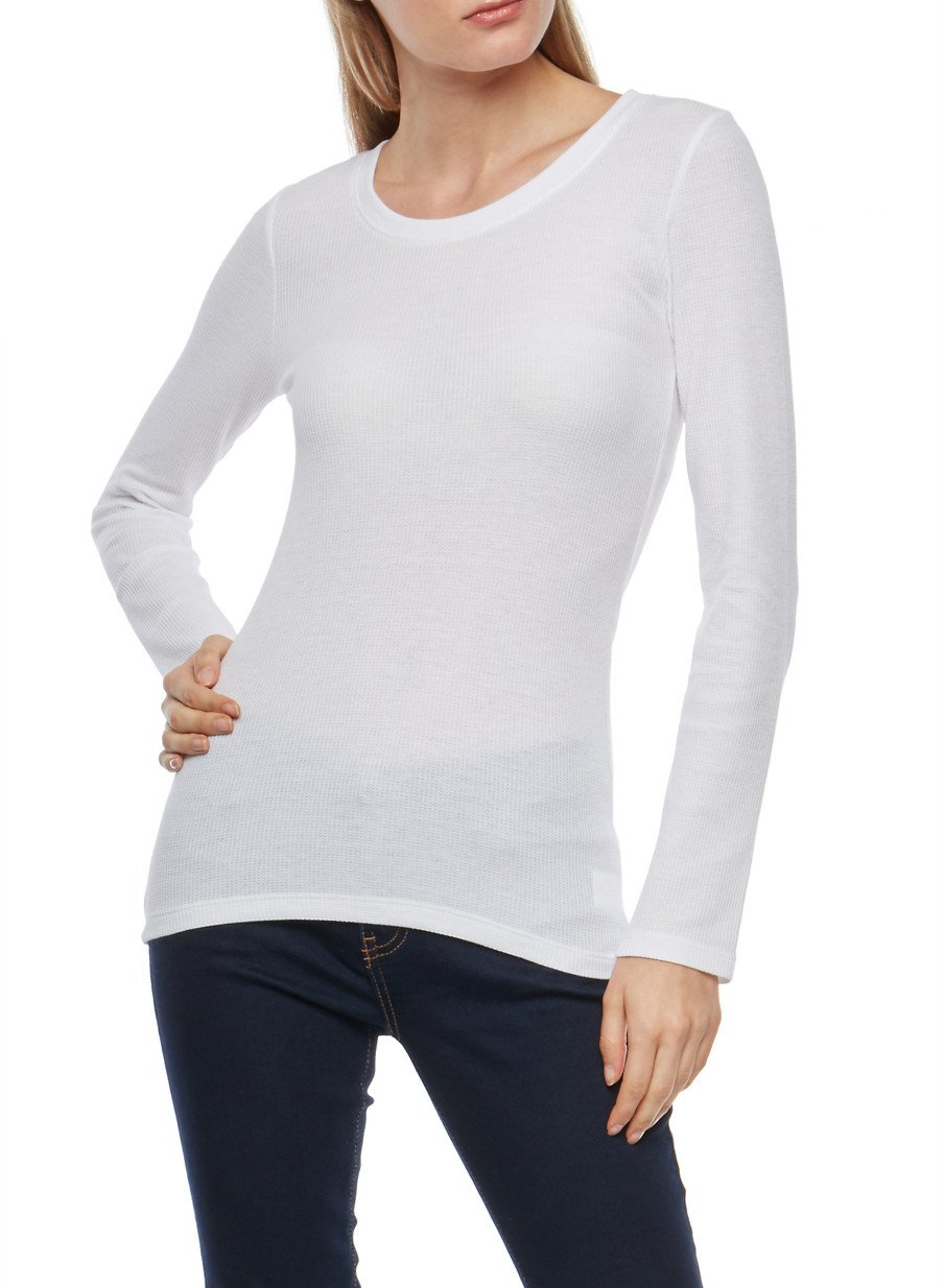 Basic Thermal Crew Neck Top