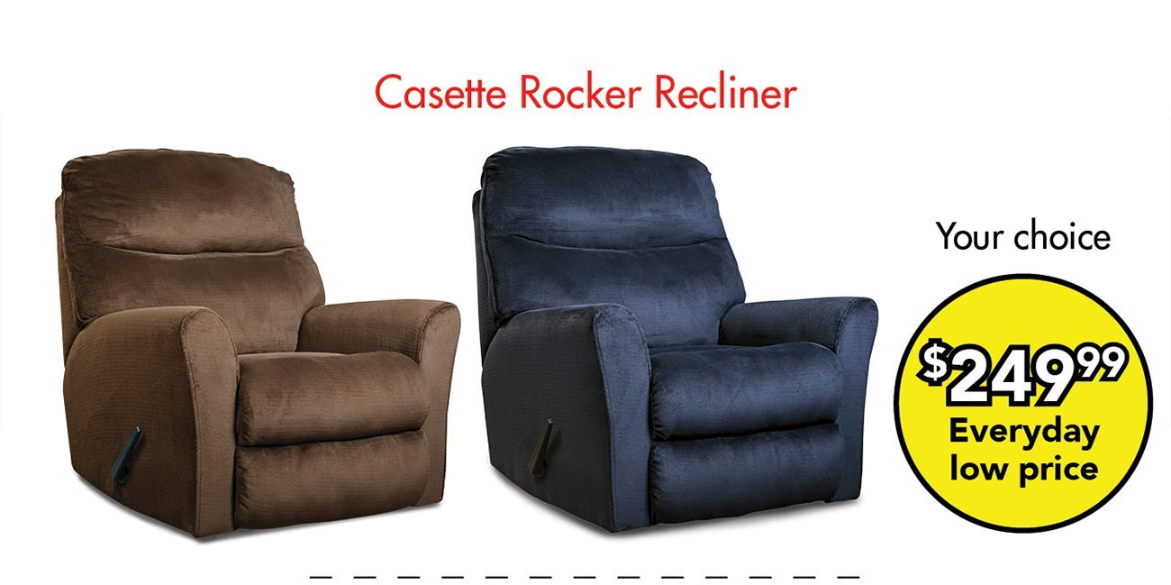 Casette-rocker-recliner
