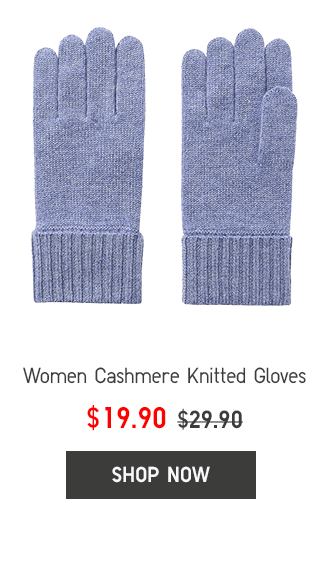 WOMEN CASHMERE KNITTED GLOVES $19.90 - SHOP NOW