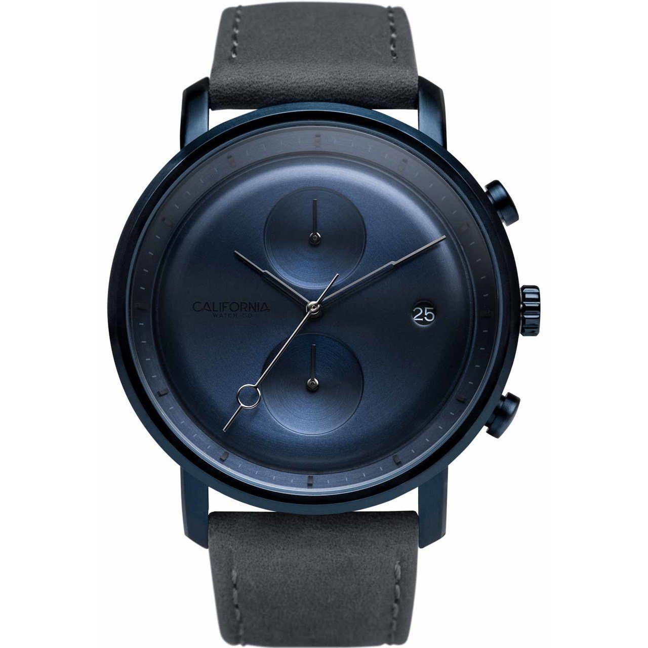 California Watch Co. Golden Gate Chrono Leather Deep Blue Gray