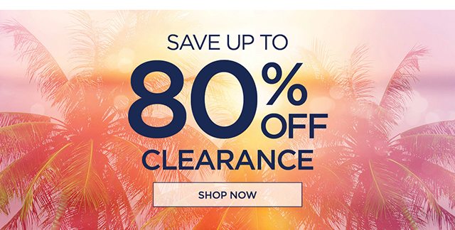 Save Up to 80% Off Clearance