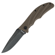 Brown Stone Washed Black Legion Pocket Knife