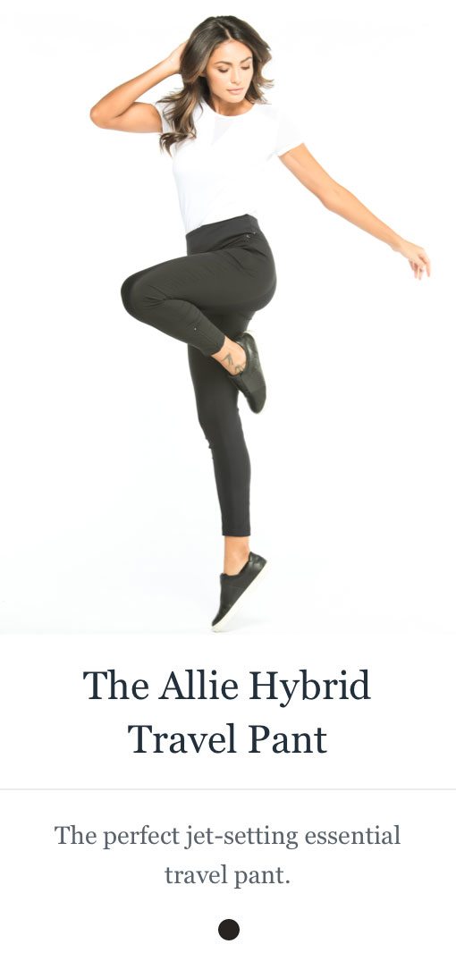 Shop the Allie Hybrid Travel Pant