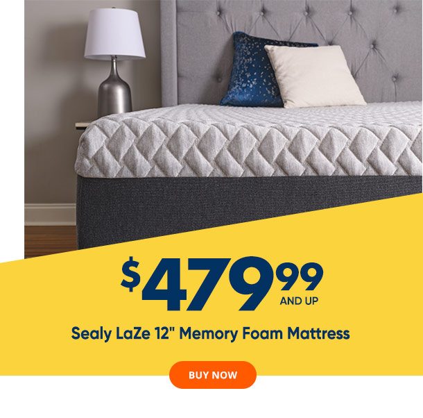 Sealy laze memory on sale foam mattress