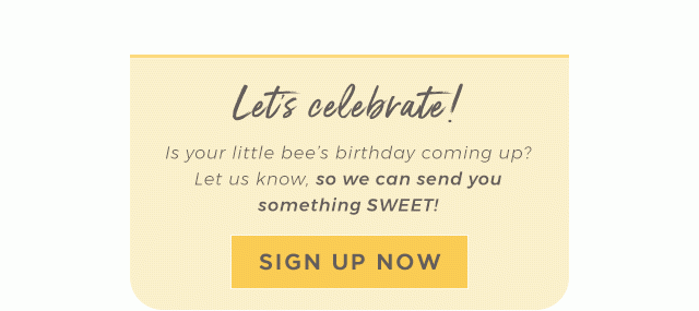 Something sweet for your little bee's birthday!