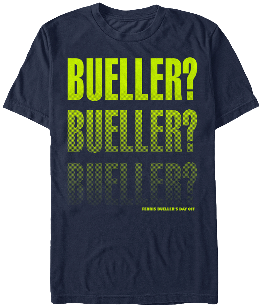 Roll Call Ferris Bueller's Day Off T-Shirt