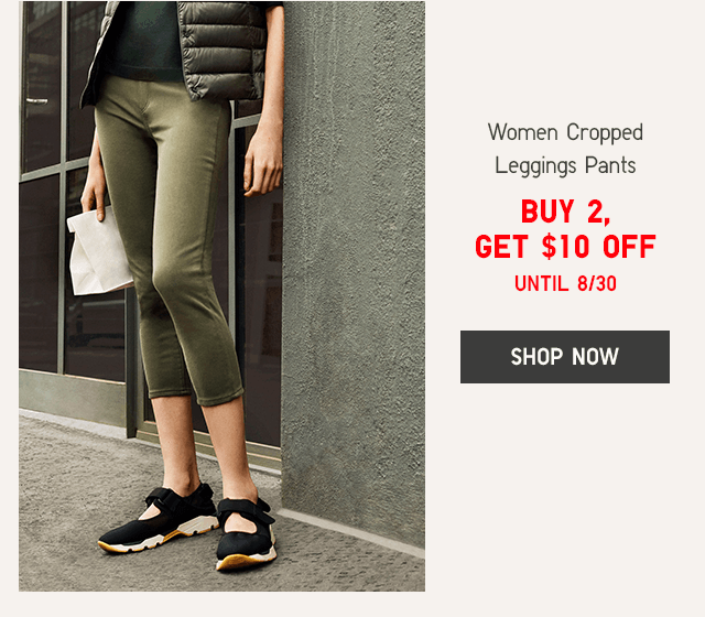 WOMEN CROPPED LEGGING PANTS, BUY 2 GET $10 OFF UNTIL 8/30