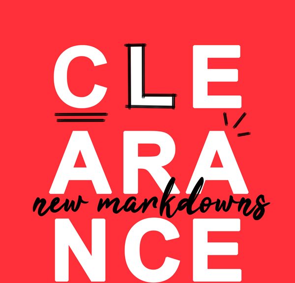 Clearance New markdowns