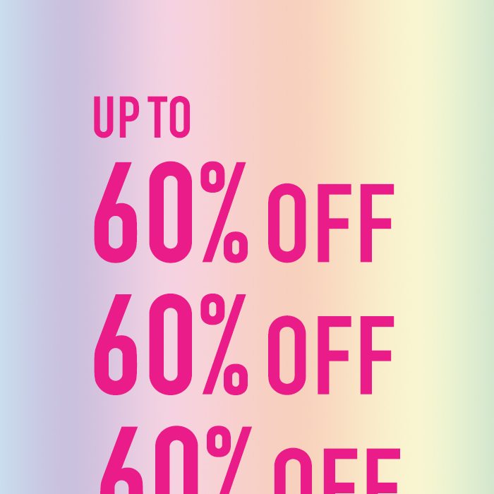 Up to 50% off Sale