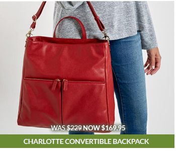Shop Charlotte Convertible Backpack 