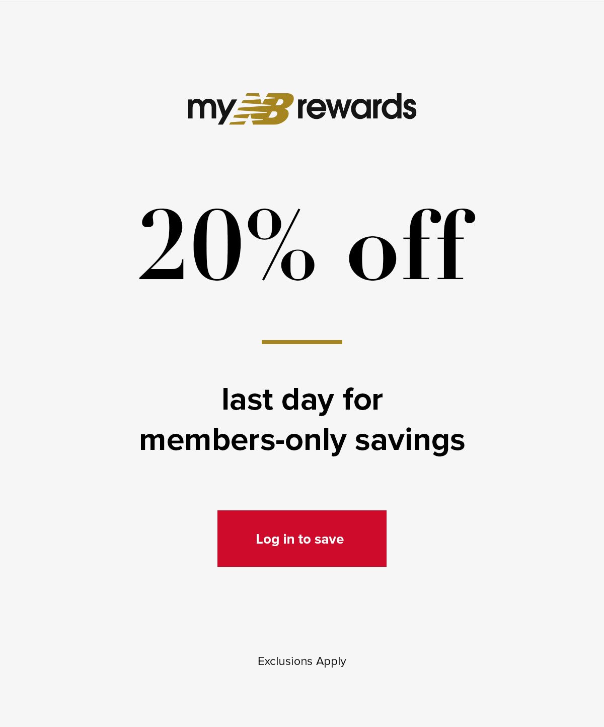 Last Day to Get 20% Off Just for Members