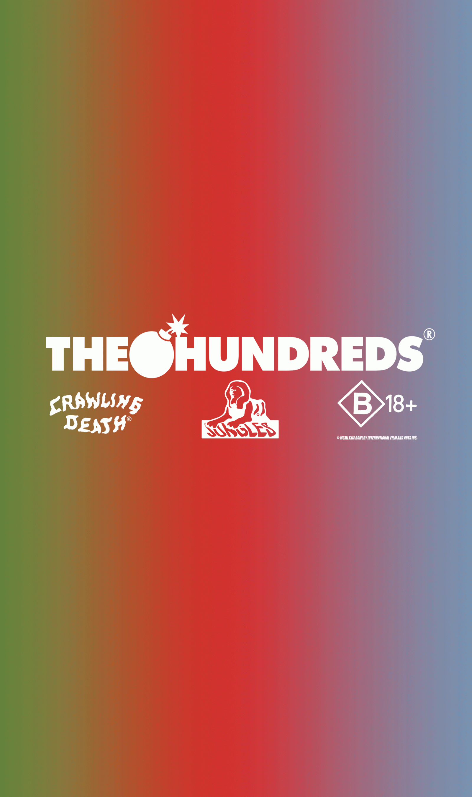 THE HUNDREDS X JUNGLES JUNGLES / CRAWLING DEATH / BOW3RY