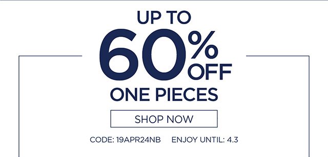 Up to 60% Off One Pieces