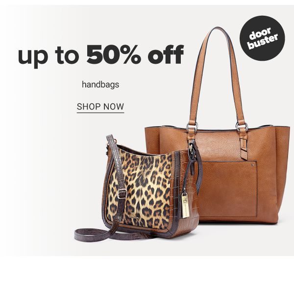 Up to 50% off Handbags - Shop Now