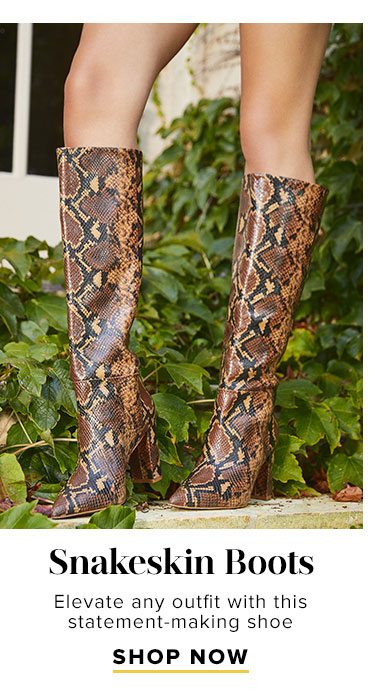 The Fall Shop: Shop Snakeskin Boots