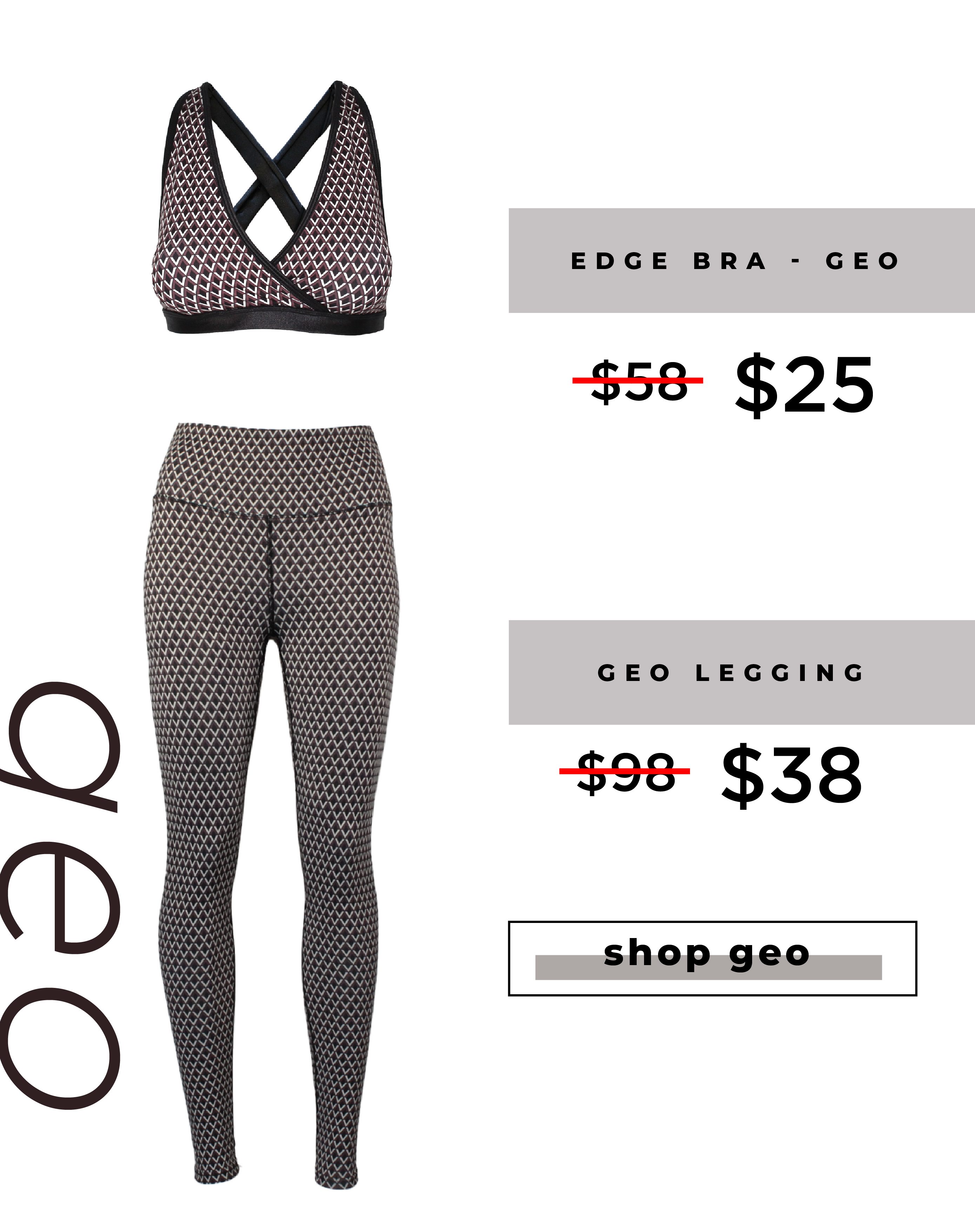 geo edge bra for as low as $25