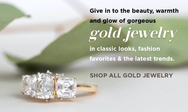 Shop all gold jewelry all month long to celebrate May is Gold Month.
