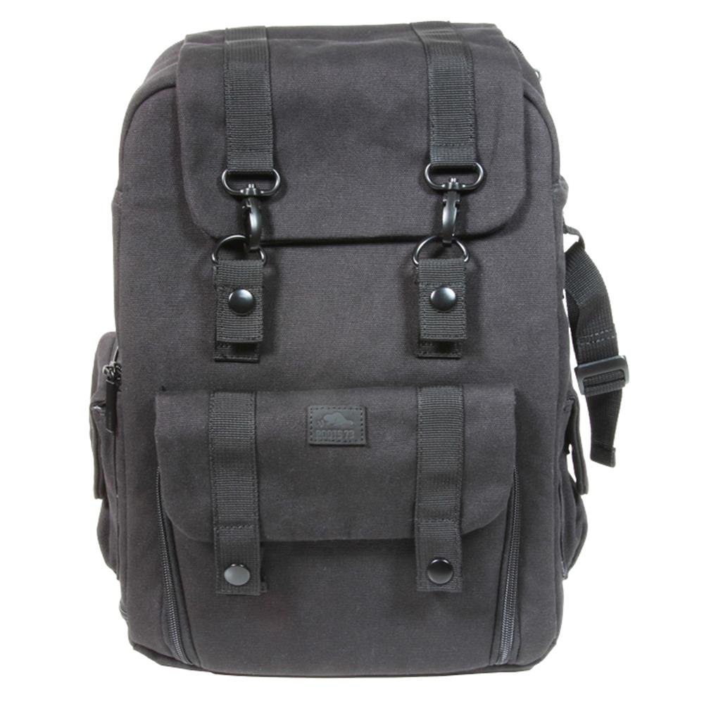 ROOTS 73 BLACK FLANNEL COLLECTION BACKPACK