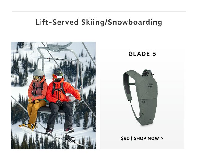 Lift-Served Skiing / Snowboarding - Glade 5