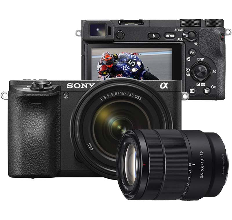 SONY ALPHA A6500 W/18-135MM LENS BLACK