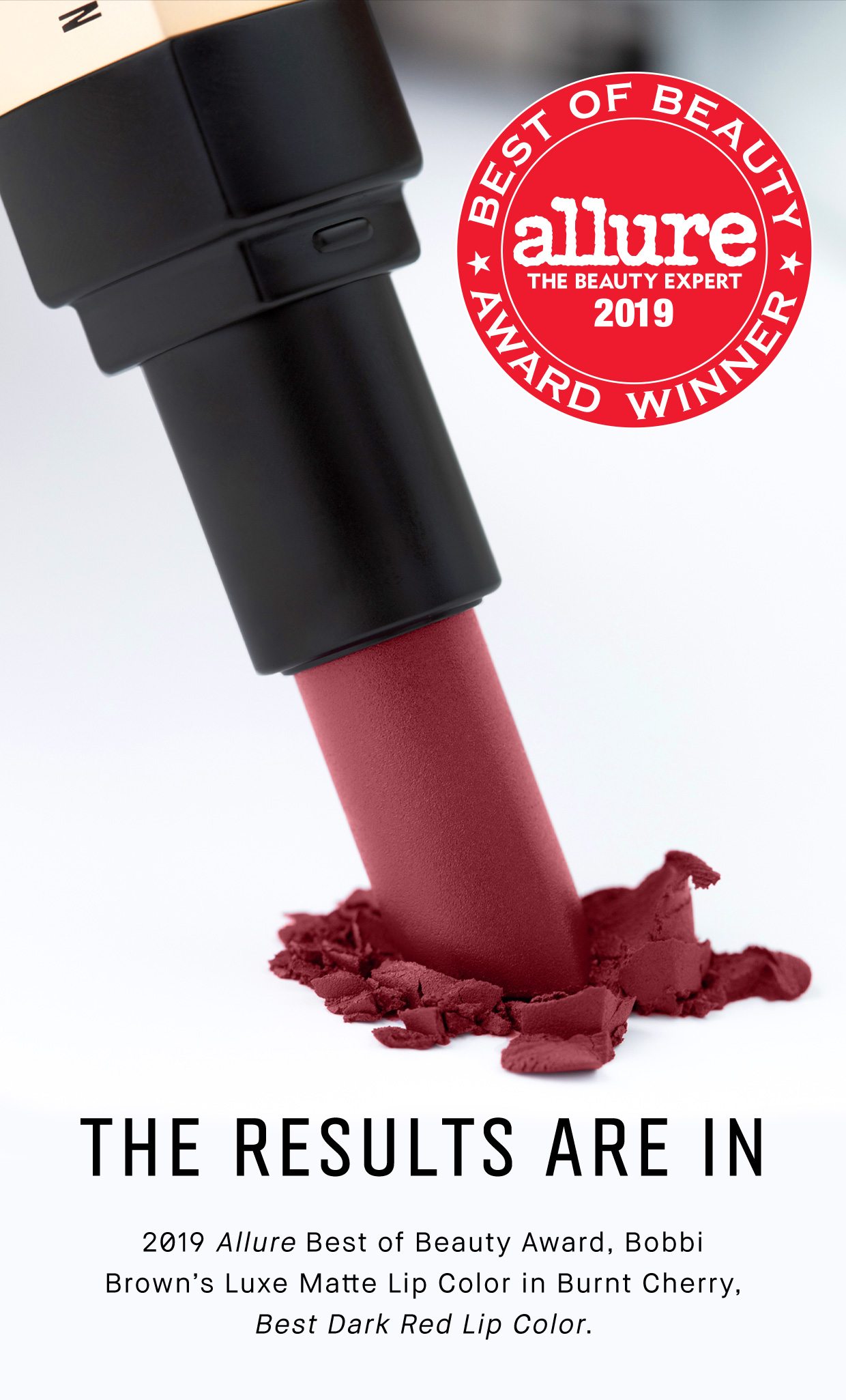 It S Official Allure S Best Dark Red Lip Color Is Bobbi