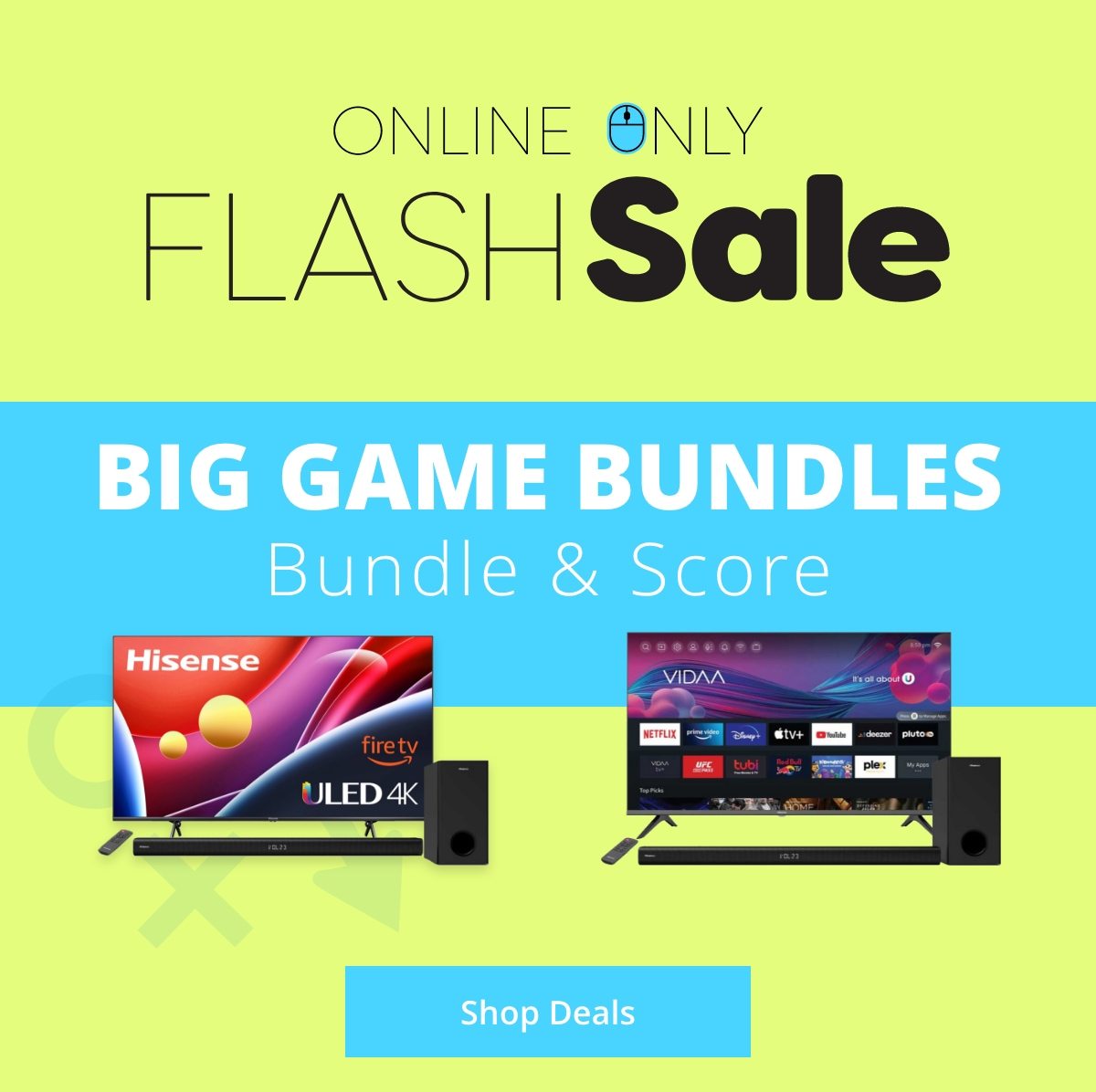 Big Game Bundles available online only