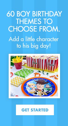 60 BOY BIRTHDAY THEMES TO CHOOSE FROM. | Add a little character to his big day! | Get Started
