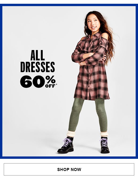 All Dresses 60% Off