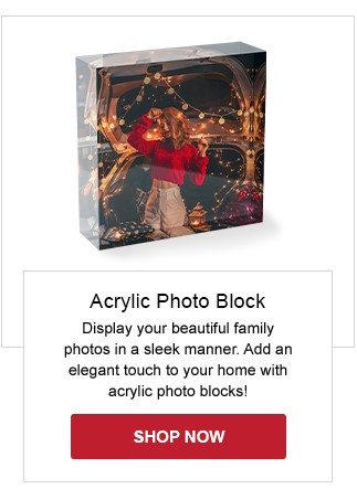 Acrylic Photo Block