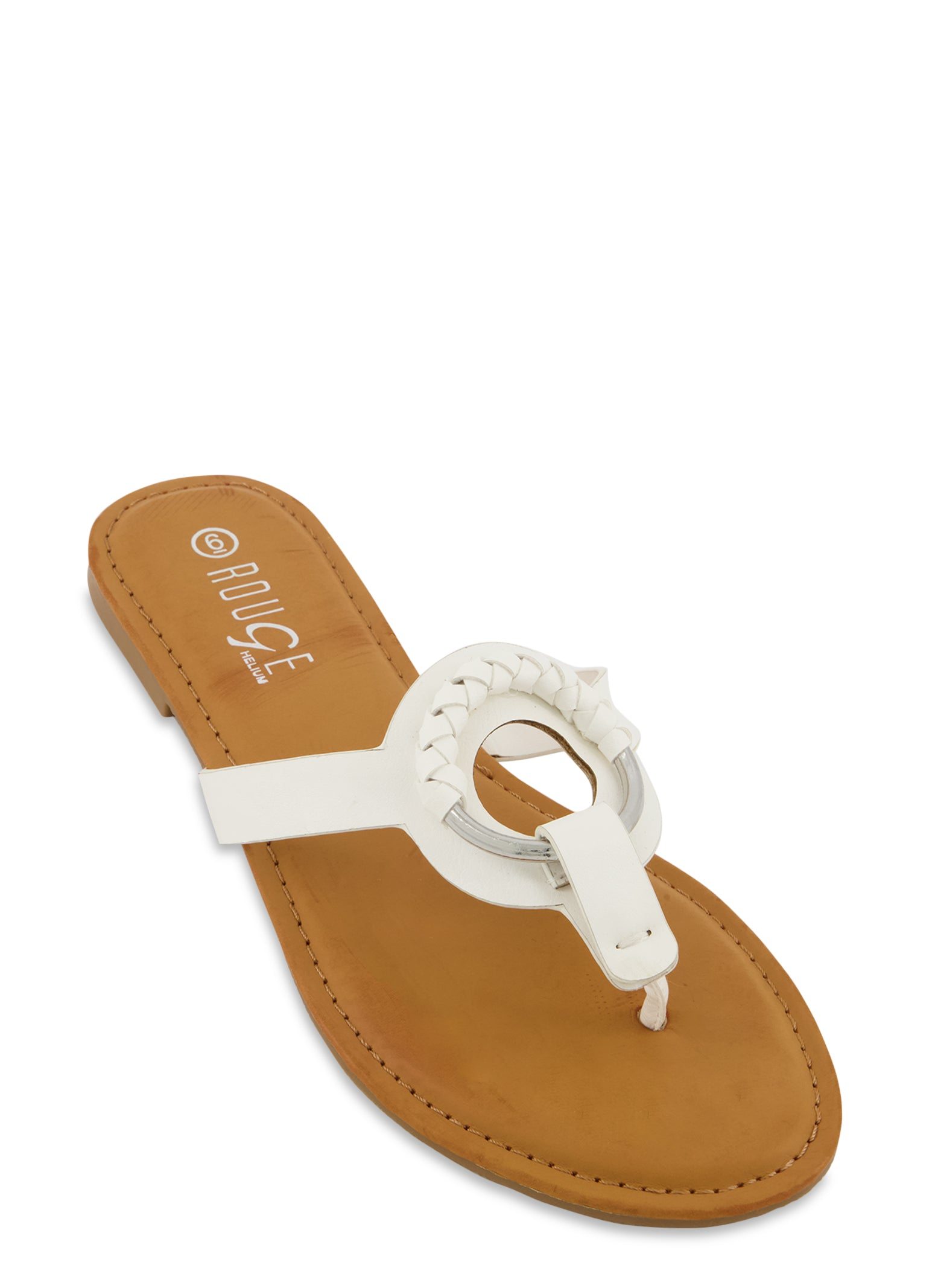Woven Ring Thong Sandals