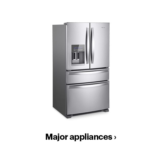 Major appliances.