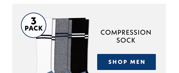 Compression Sock 3-Pack | Shop Men