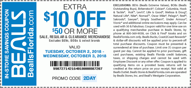 $10 Off $50 or More | Code 2DAY | Get Coupon