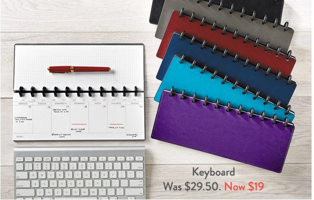 Shop Keyboard Sliver Notebook
