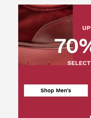 Up to 70% off Men's Sale