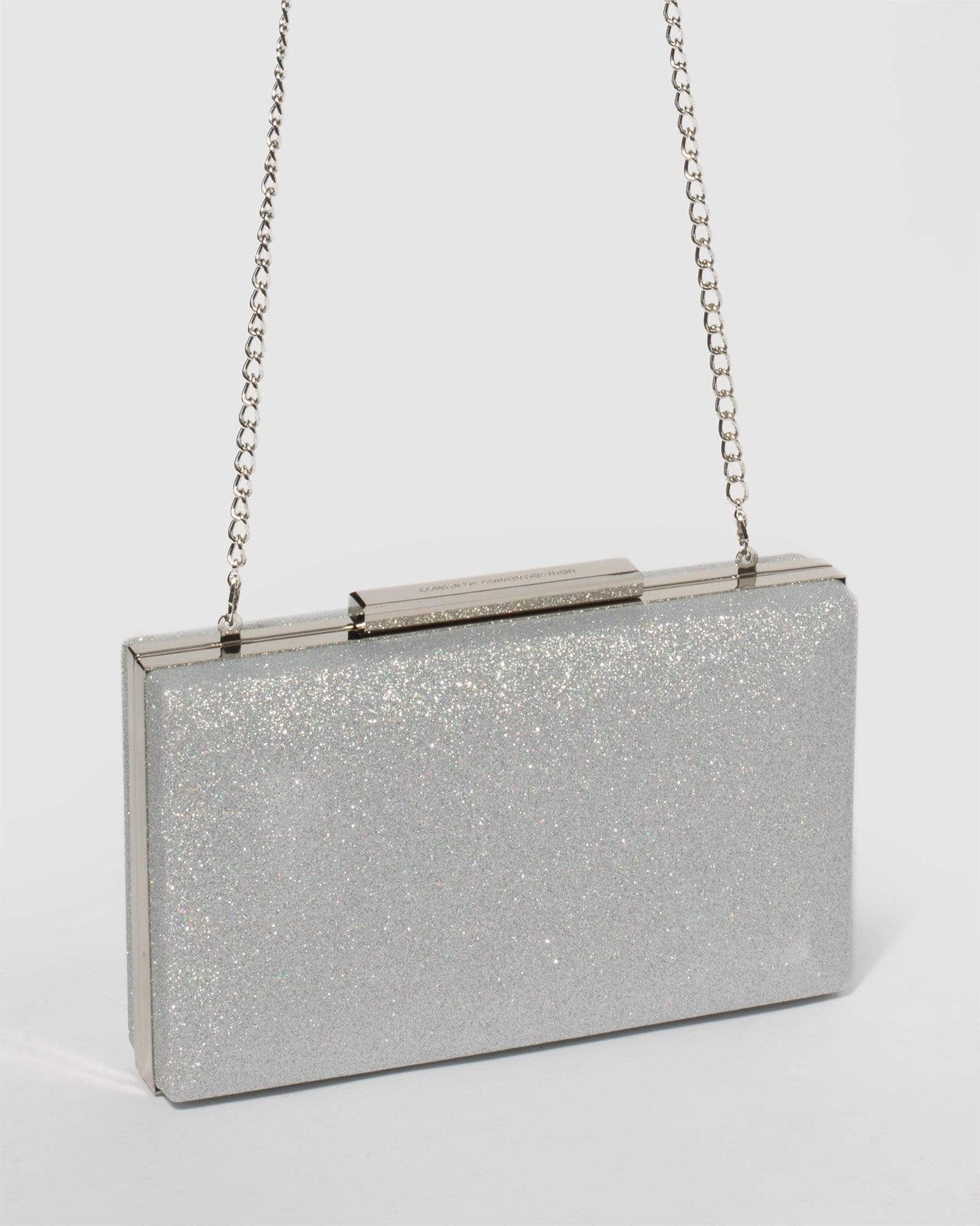 Image of Silver Jaimi Clutch Bag