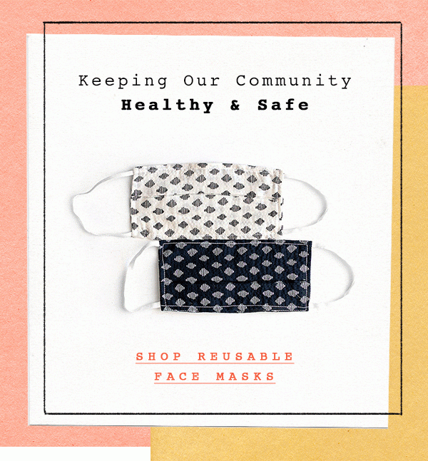 Shop reusable face masks.
